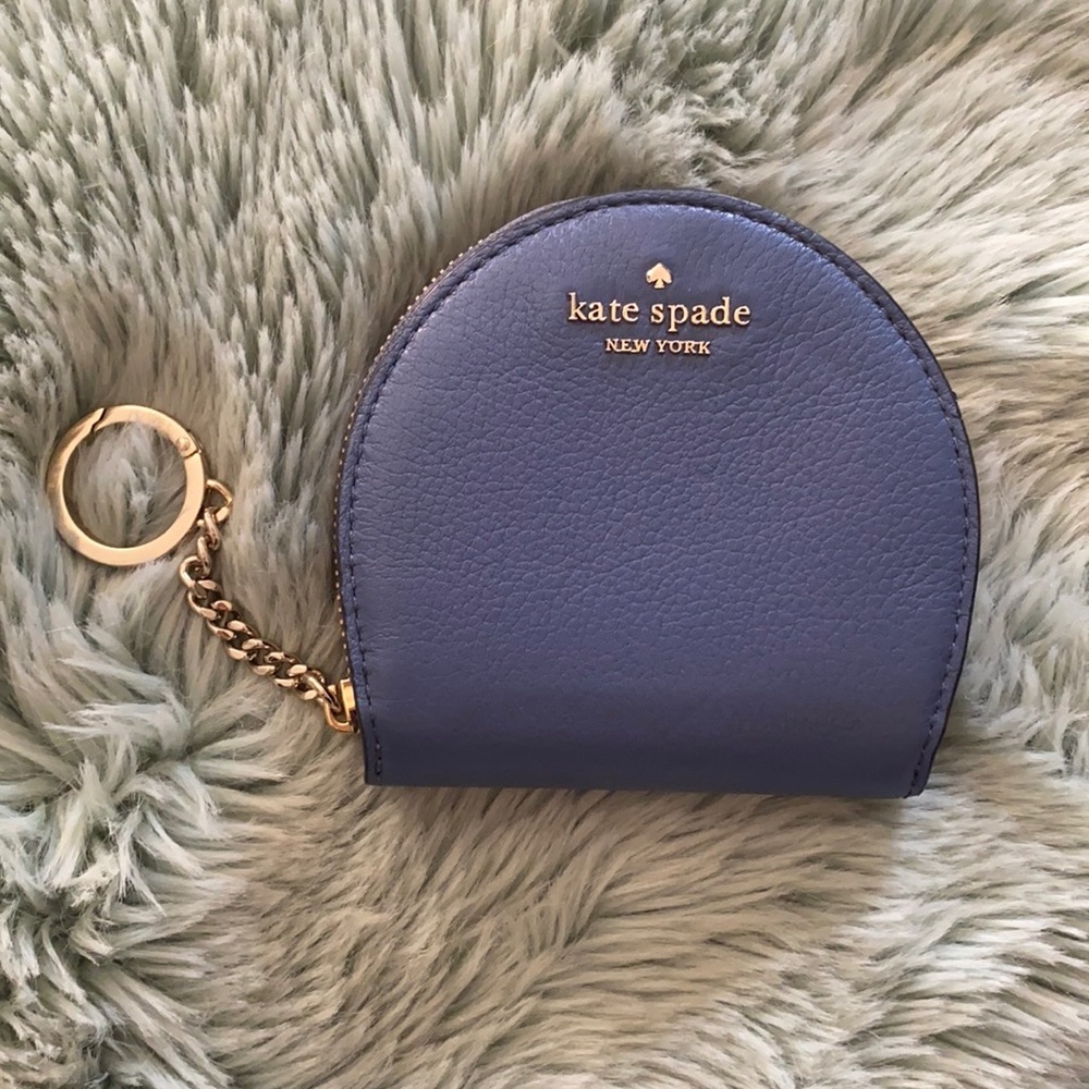 Kate Spade Blue Half Moon Wallet